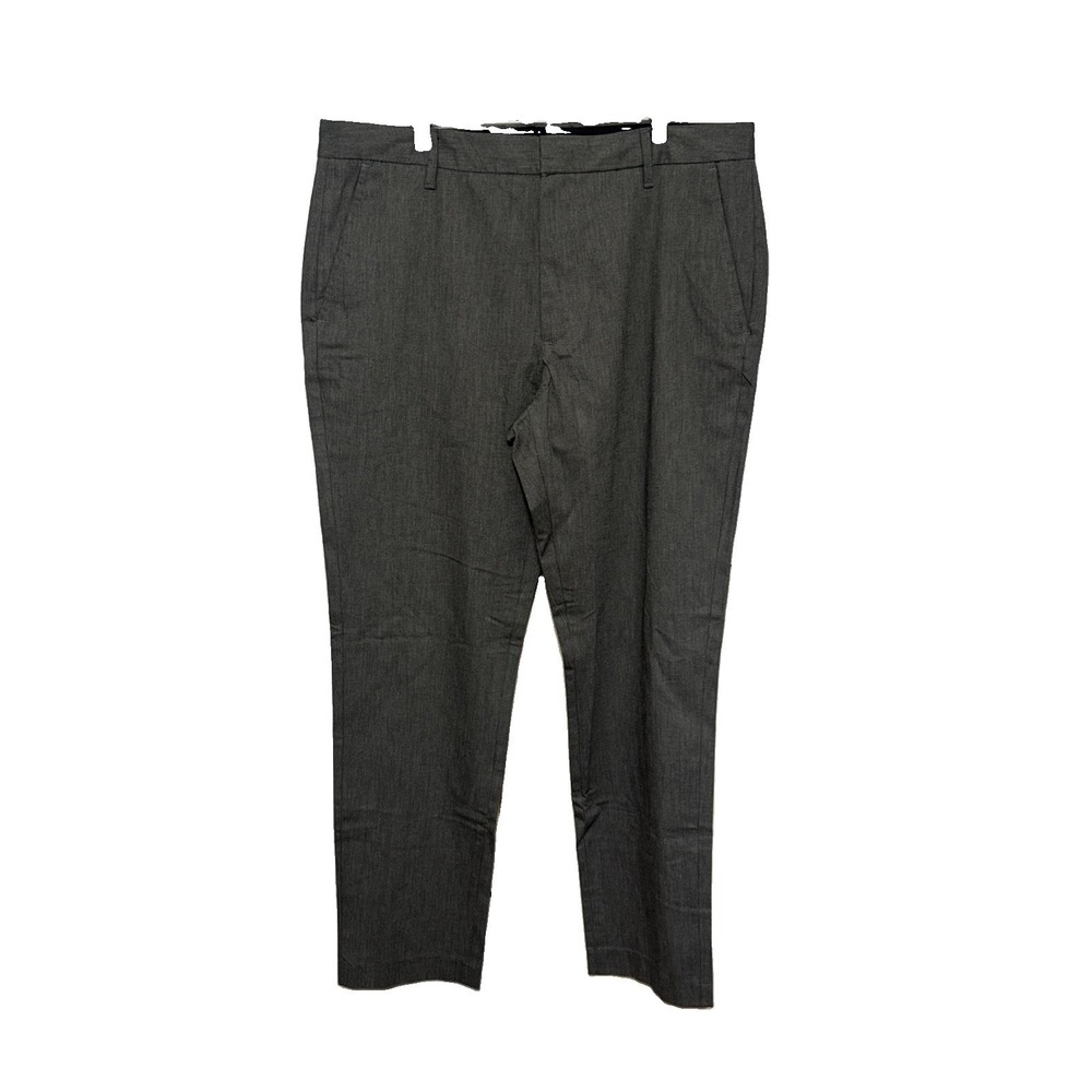 Bonobos Pants Mens 36x32 Gray Flat Front Trousers